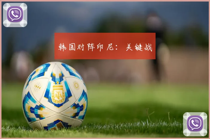 韩国对阵印尼：关键战